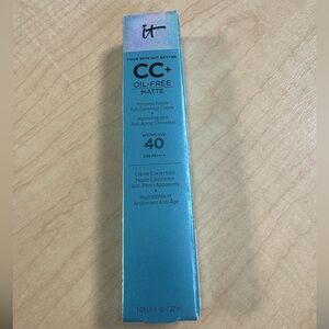 IT Cosmetics CC+ Oil-Free Matte Cream - Neutral Medium Brand New Never Opened.